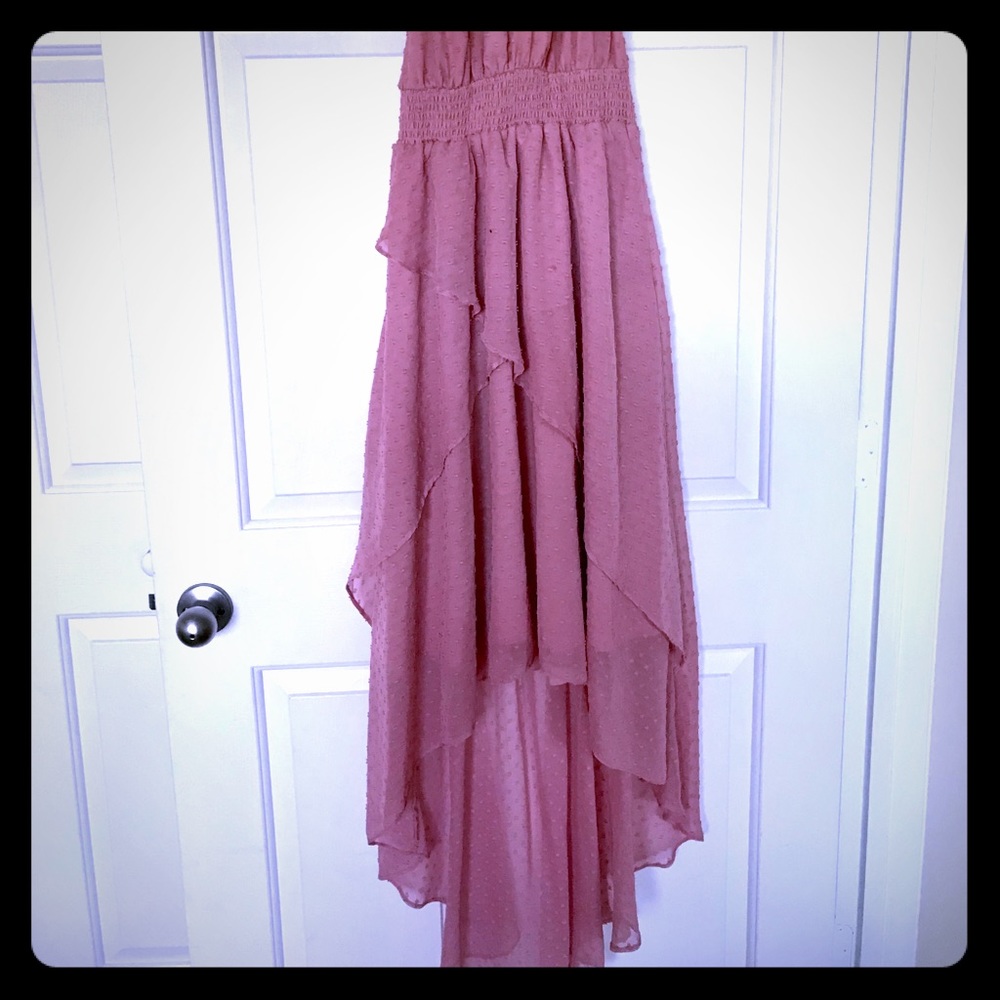 Stunning pink maxi dress